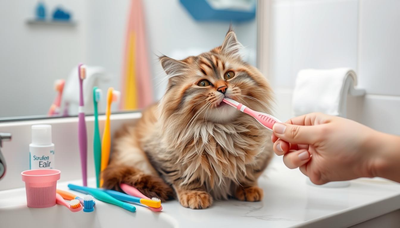 Brushing Your Cat's Teeth